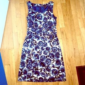 BLUE FLORAL DRESS